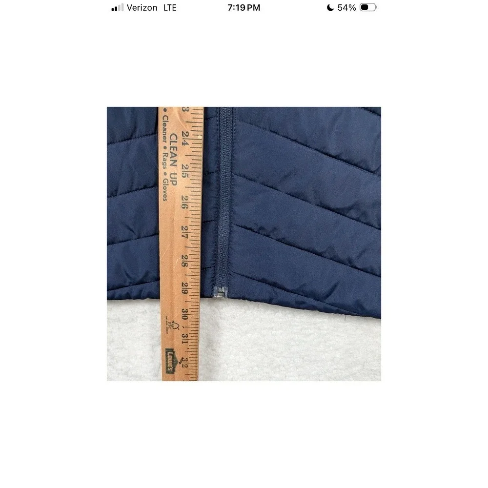 Callaway Puffer Vest Mens XL Peacoat Navy Blue Quilted Full Zip UPF 50+ Golf NEW